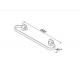 Πετσετοκρεμάστρα Μονή 60 εκ. Geesa Standard Hotelia 5121/60 Χρωμέ Πετσετοκρεμάστρα Μονή 60 εκ. Geesa Standard Hotelia 5121/60 Χρωμέ